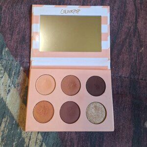 🌟 ColourPop Take Me Home Eyeshadow Palette – 6 Shades (Used, Box Included)